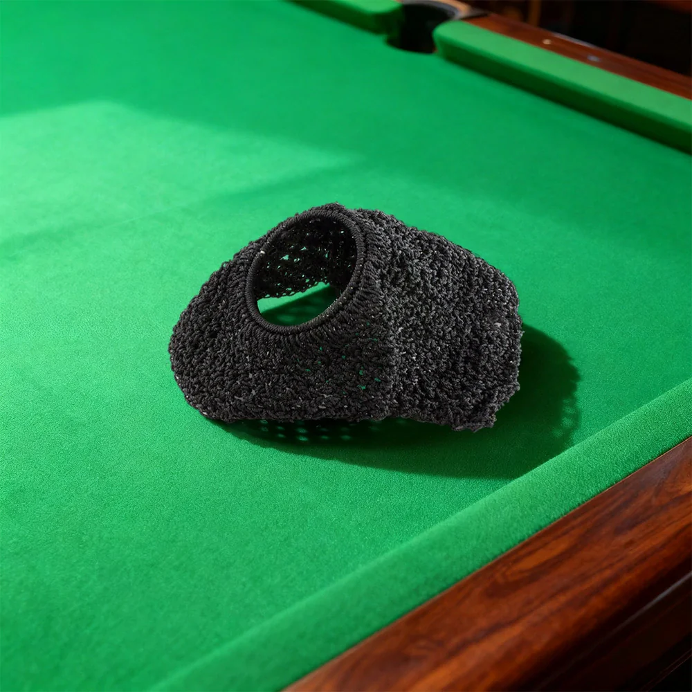 ARIX Empire-Style Billiard Rail Nets 6-Pack, Durable Replacement Pockets - Black - Image 4