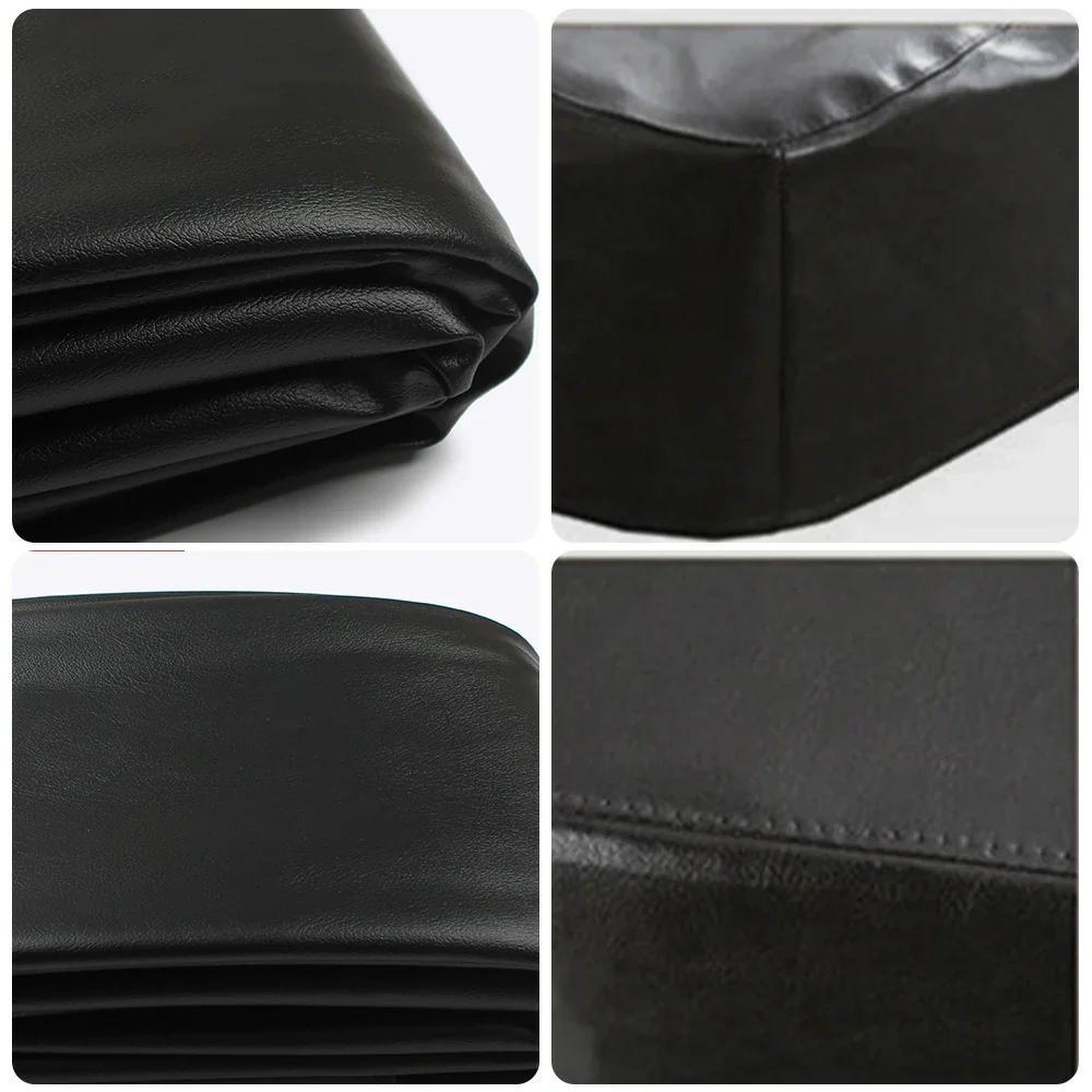 ARIX Waterproof Thickened Faux Leather Billiard Pool Table Cover 7/8/9/12FT - Black - Image 3