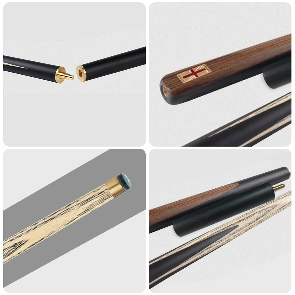 RILEY Billiard Cue Stick 3/4 Split, Ash Shaft, 9.5mm Tip, Smooth Stroke with 6" Extension - 145cm - Image 3