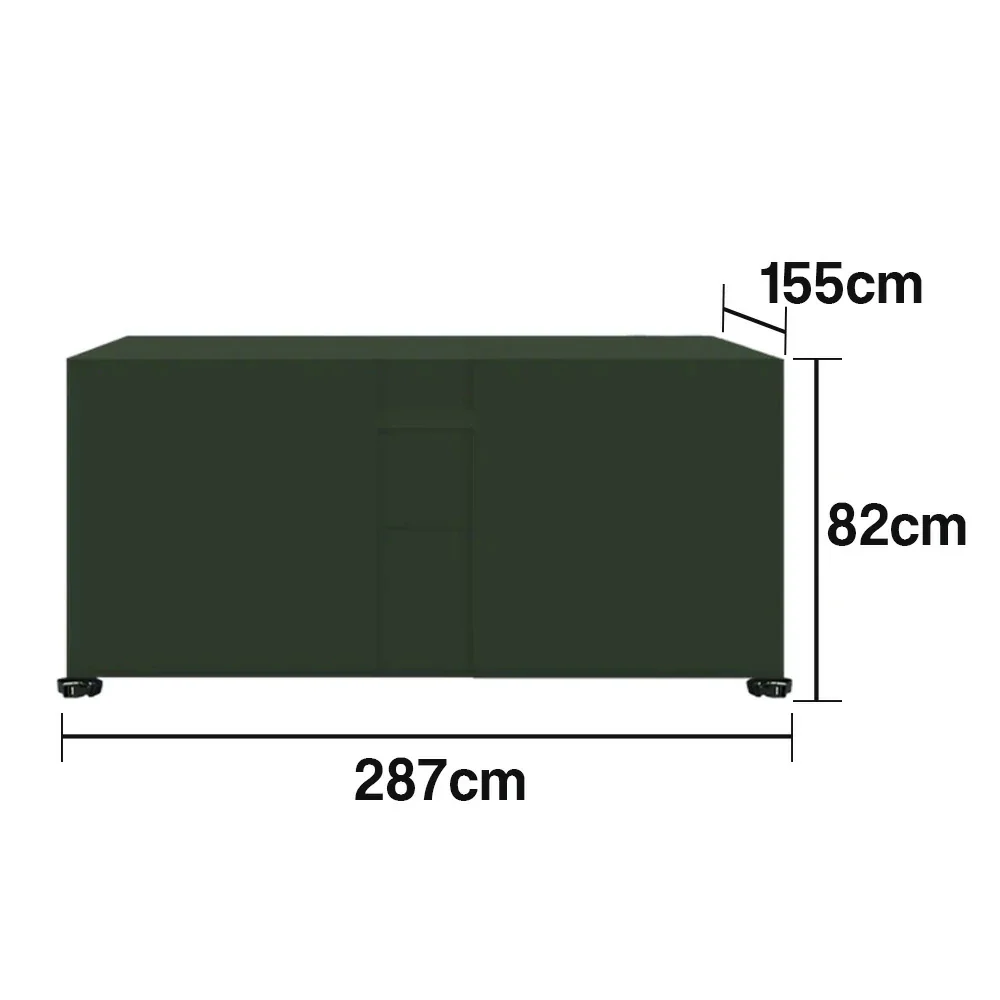 ARIX Table Tennis Table Cover - Waterproof Oxford Fabric with Drawstring, UV-Resistant and Dustproof, Suitable for Indoor and Outdoor Use - Green - Image 5