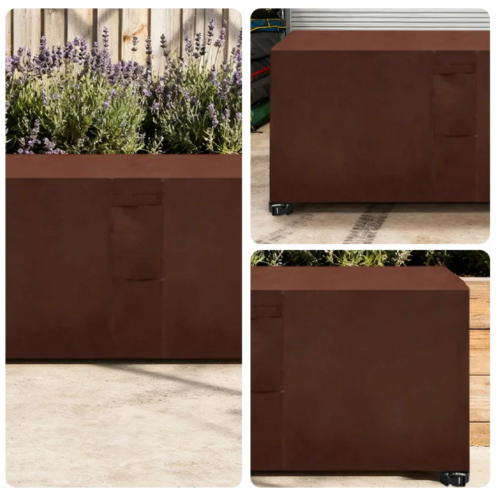 ARIX Table Tennis Table Cover - Waterproof Oxford Fabric with Drawstring, UV-Resistant and Dustproof, Suitable for Indoor and Outdoor Use - Coffee - Image 3