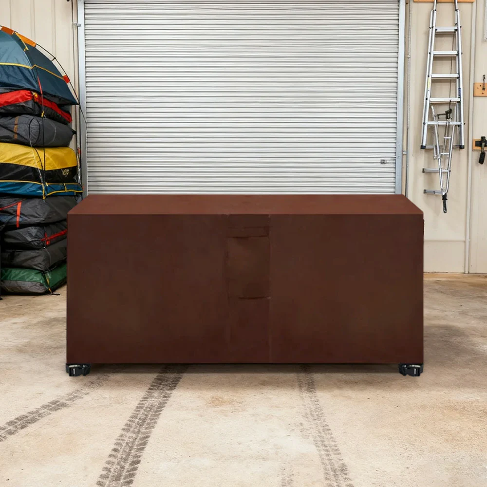 ARIX Table Tennis Table Cover - Waterproof Oxford Fabric with Drawstring, UV-Resistant and Dustproof, Suitable for Indoor and Outdoor Use - Coffee - Image 4