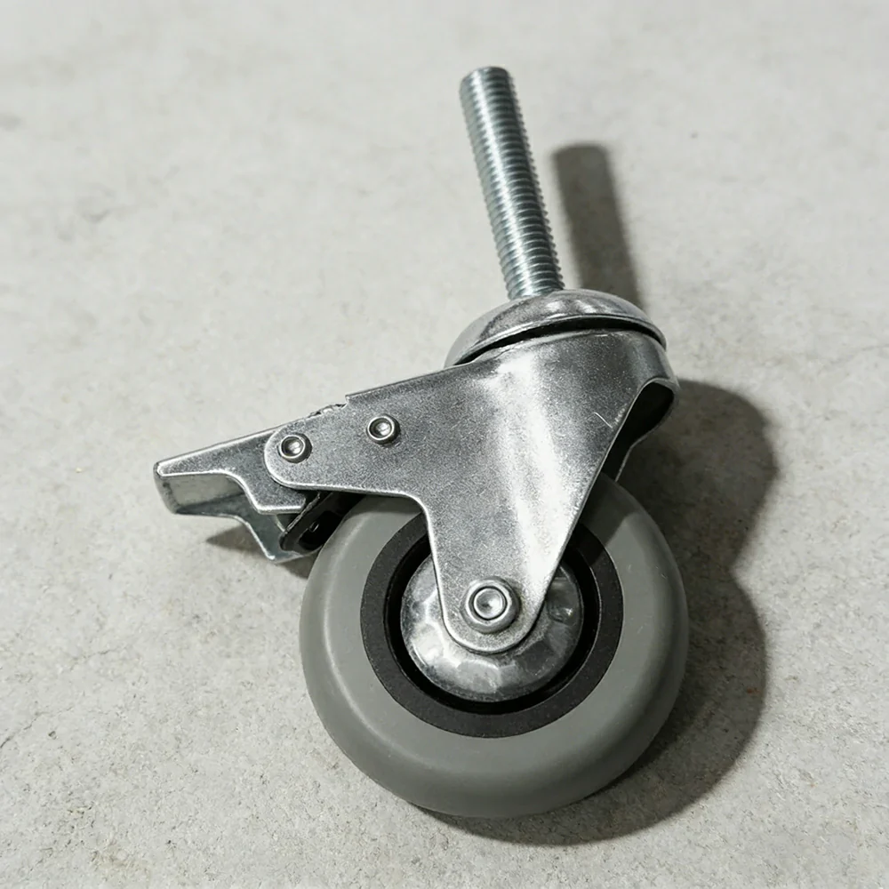 ARIX 75mm Adjustable Table Legs with Caster Wheels 4pcs - Level & Stable Support - Heavy-Duty Metal - Replacement for Indoor Table Tennis Tables - Image 2