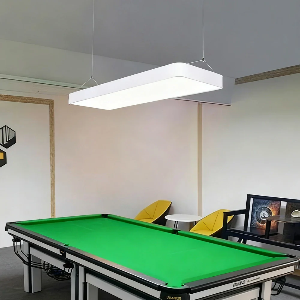 ARIX Pool Table Light, Ultra-Thin LED, Aluminium+Acrylic Body, 72W with Remote, Energy-Efficient Durable Billiard Lighting - White - Image 2