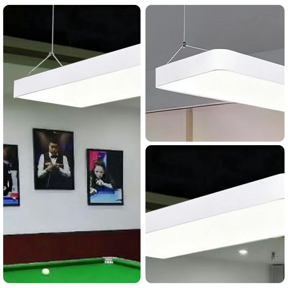 ARIX Pool Table Light, Ultra-Thin LED, Aluminium+Acrylic Body, 72W with Remote, Energy-Efficient Durable Billiard Lighting - White - Image 3