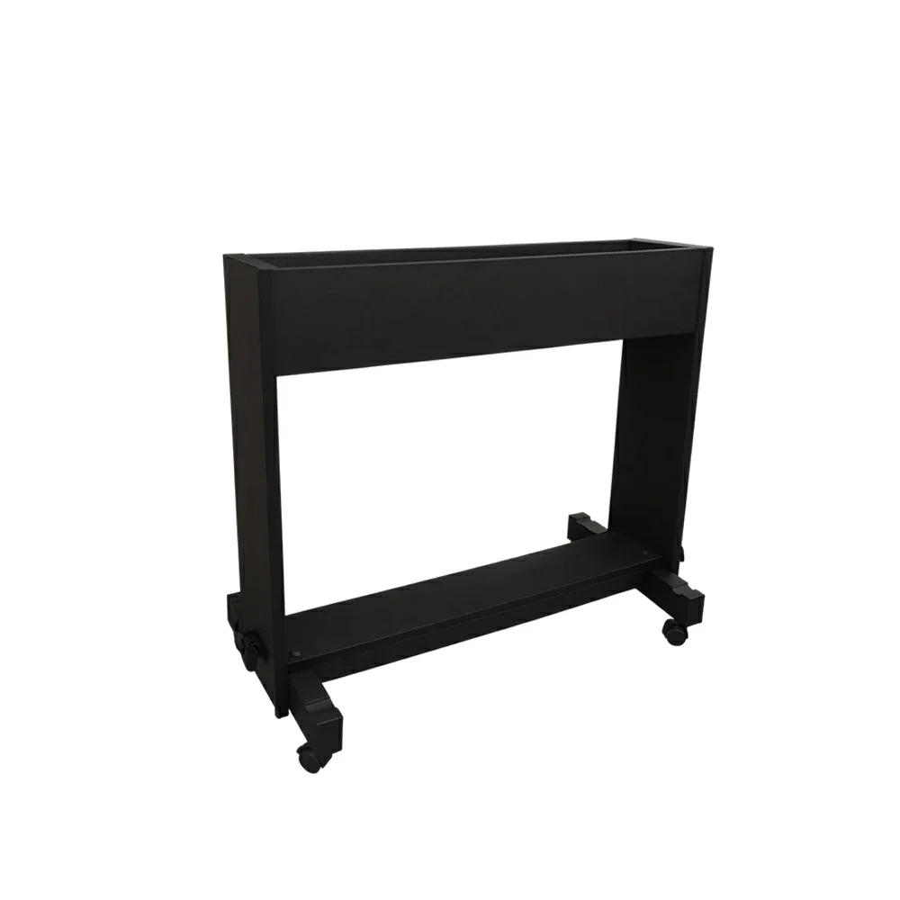 CUETIQ Pool & Table Tennis Table Top Storage Trolley - Heavy-Duty Steel, Lockable Wheels, Space-Saving Vertical Design - Black