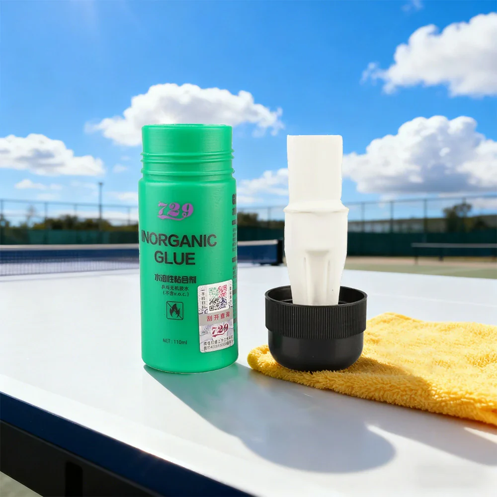 ARIX 110ml Inorganic Table Tennis Glue with Applicator - VOC-Free, Strong Bonding, Smooth & Easy Application - Green - Image 4