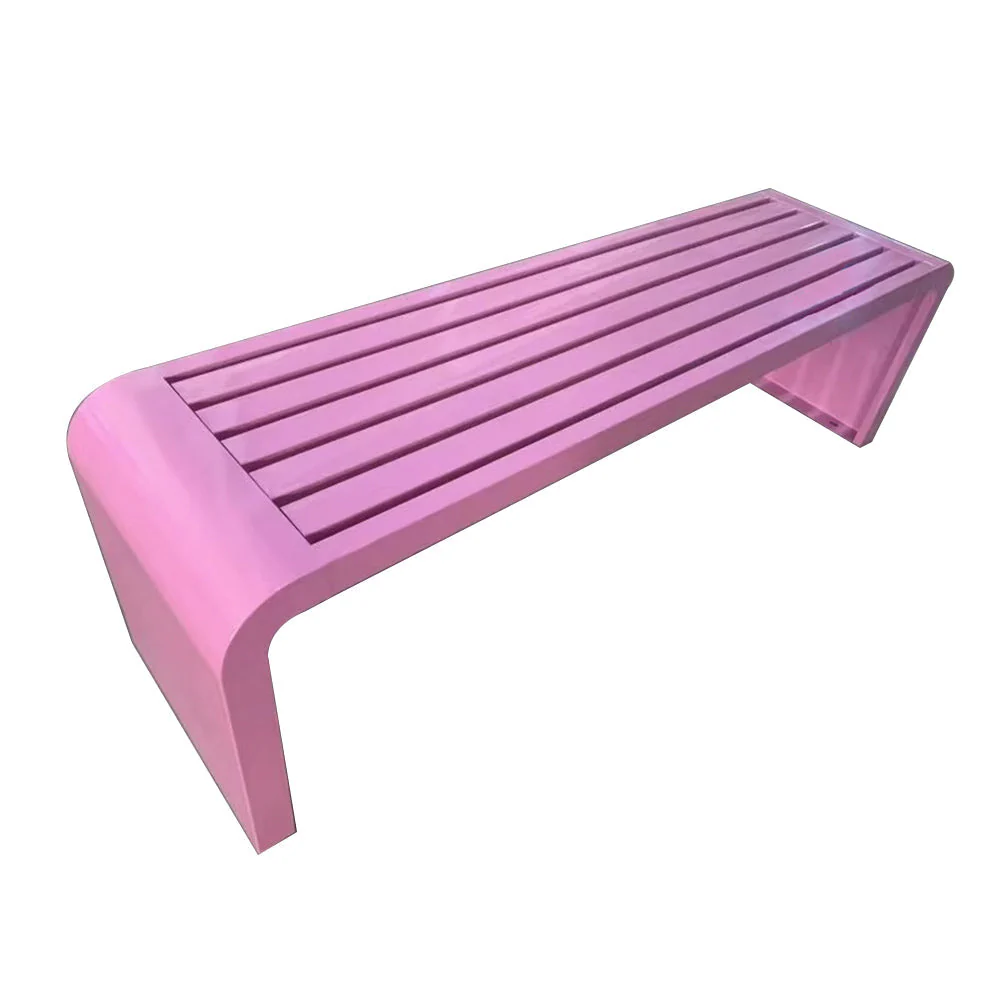 SOLARA 1m/1.2m/1.5m Galvanized Steel Outdoor Bench - Image 17