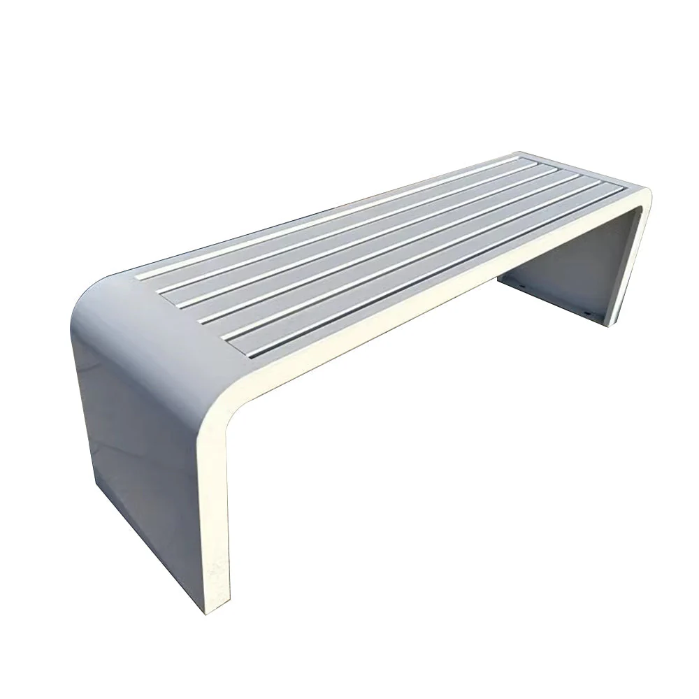 SOLARA 1m/1.2m/1.5m Galvanized Steel Outdoor Bench - Image 20