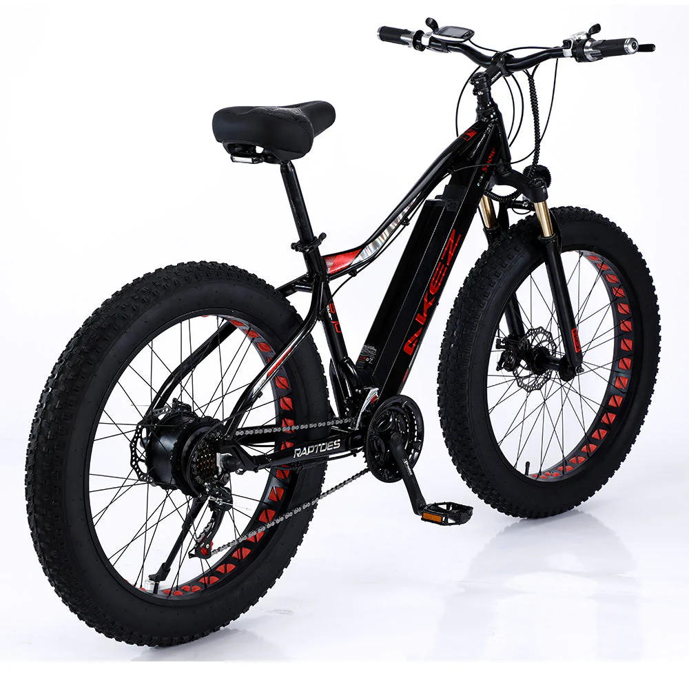AKEZ 750W 48V ML Snow Bicycle 26-inch Beach Electric Bike Motorized eBike Battery - Image 3