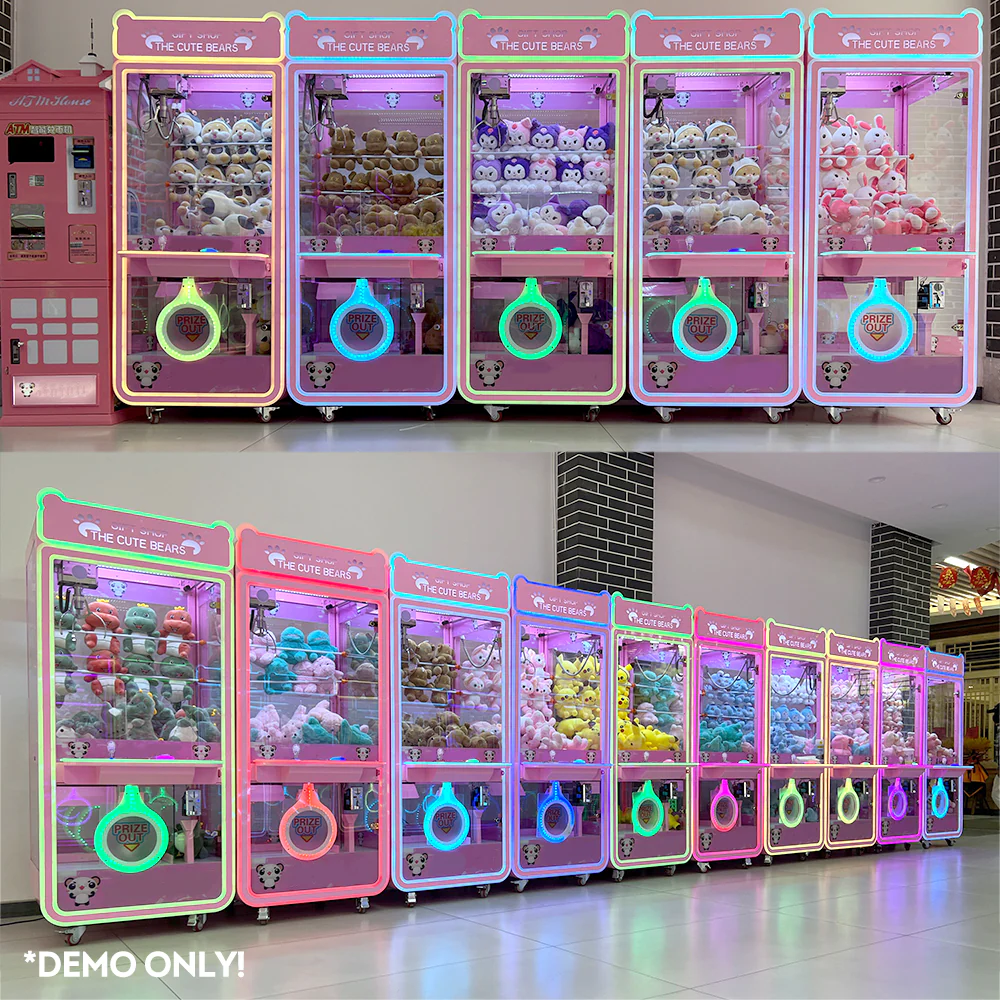 GAMEON Panda Electronic Claw Machine Crane Machine For Home - Pink - Image 3