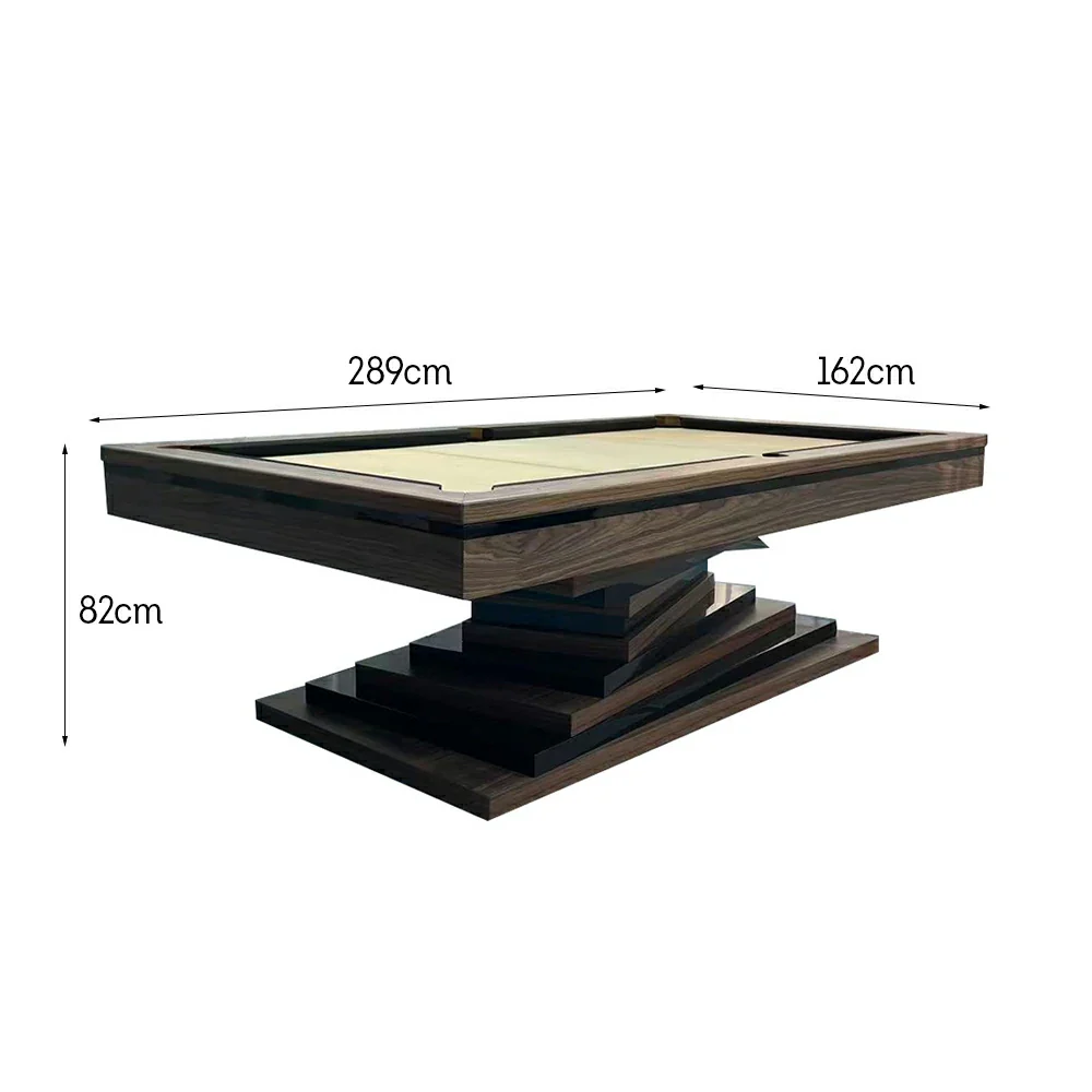 CUETIQ GE17 7FT/8FT/9FT Luxury Pool Table - Solid Wood Frame, Wool Cloth, Leather Pockets, Distinctive Leg Design, Premium Stability - Image 7