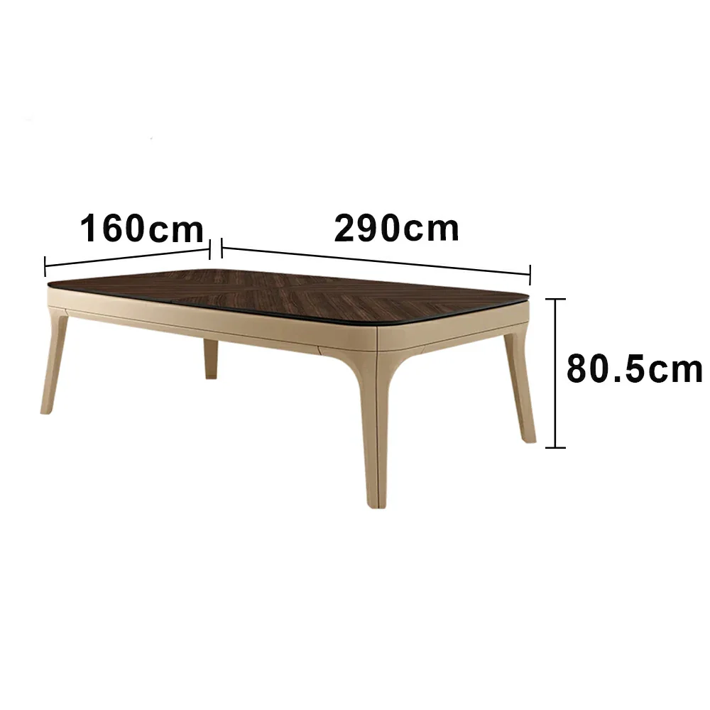 CUETIQ 2.4/2.6/2.9m Luxury Billiard Dining Table - Dual-Use Pool & Dining Design, Premium Construction, Modern Elegant Style - Khaki - Image 7