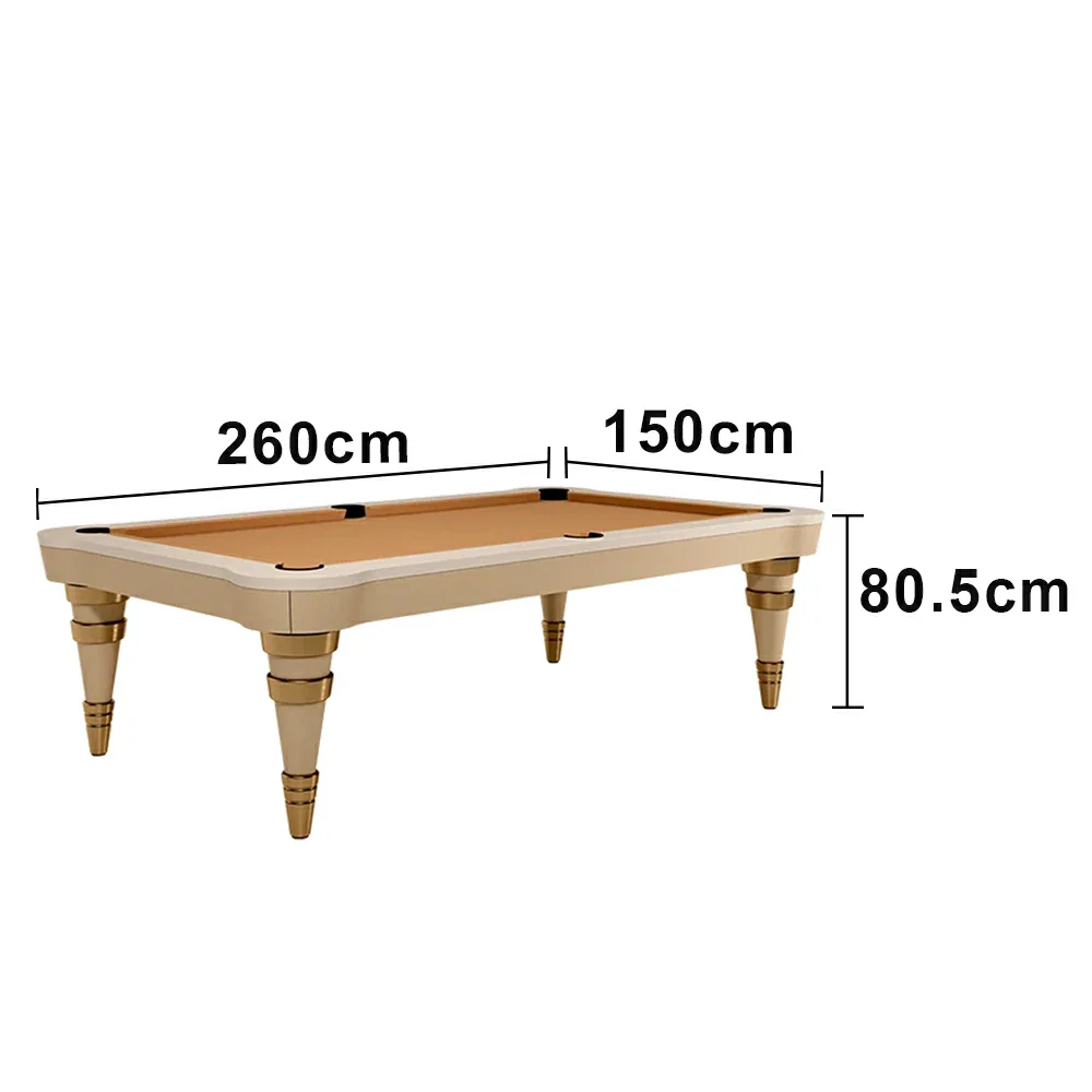 CUETIQ Luxury Designer Billiard Table 2.68m/2.97m - Sculptural Contemporary Design, Precision Craftsmanship, Premium Materials - Orange - Image 5