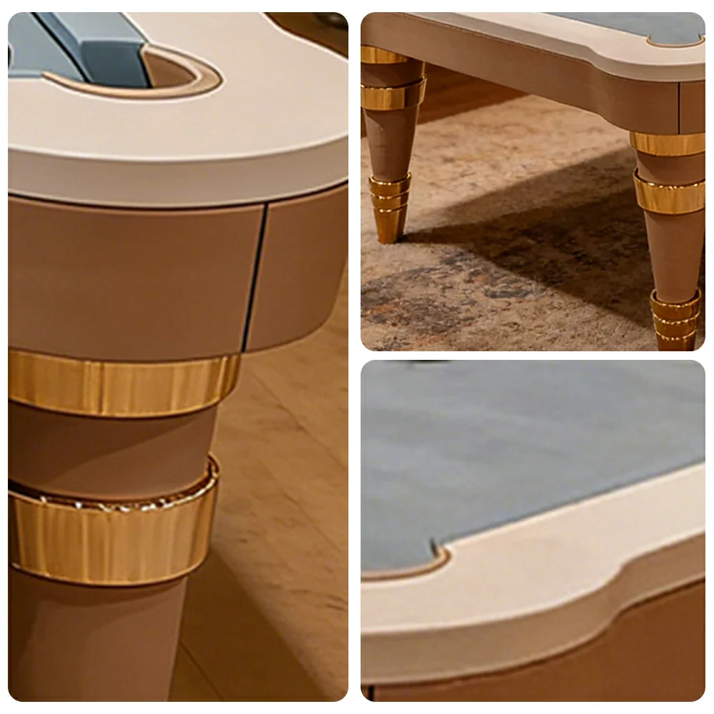 CUETIQ Luxury Designer Billiard Table 2.68m/2.97m - Sculptural Contemporary Design, Precision Craftsmanship, Premium Materials - Blue - Image 3