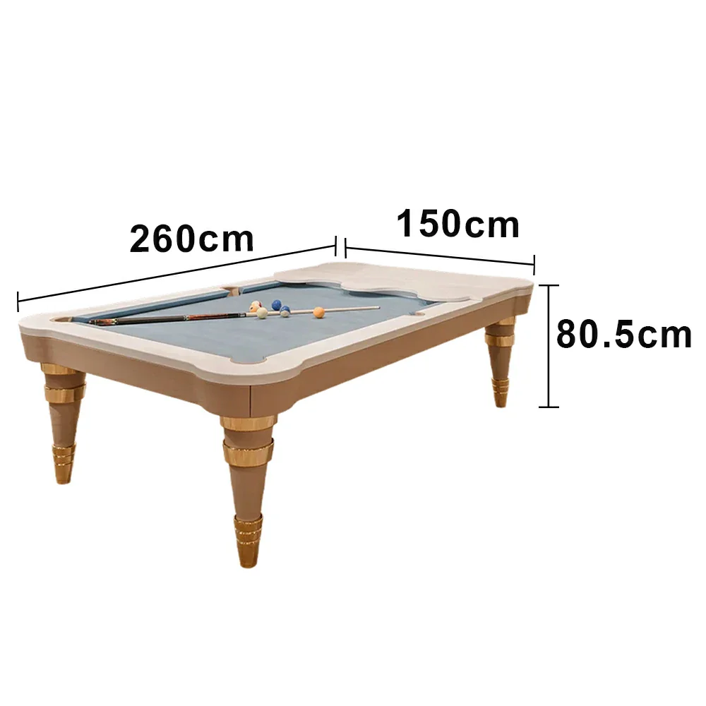 CUETIQ Luxury Designer Billiard Table 2.68m/2.97m - Sculptural Contemporary Design, Precision Craftsmanship, Premium Materials - Blue - Image 5