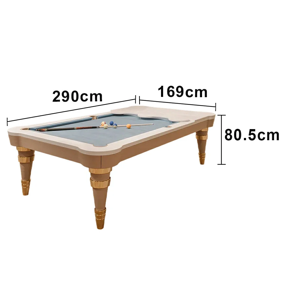 CUETIQ Luxury Designer Billiard Table 2.68m/2.97m - Sculptural Contemporary Design, Precision Craftsmanship, Premium Materials - Blue - Image 6