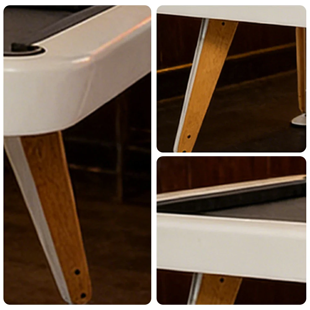 CUETIQ Italian Luxury Billiard Table - Sculptural Minimalist Design, Solid Wood Legs, Precision Metal Base, Premium Craftsmanship - Pearl White - Image 3