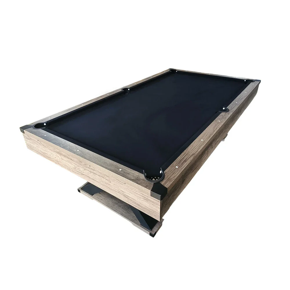 CUETIQ P028 Kingkong 7/8FT 3-in-1 Multi-Function Pool Table - Convertible to Ping Pong Table & Dining Table Top, MDF Construction - Black - Image 2
