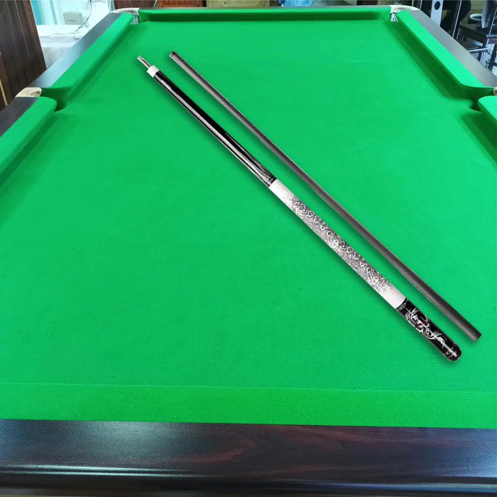 KONLLEN  Premier Professional AING-1WF 18.5-20OZ 2-Piece Pool Cue Ebony Wood 147CM Billiard Cue - White&Black - Image 3