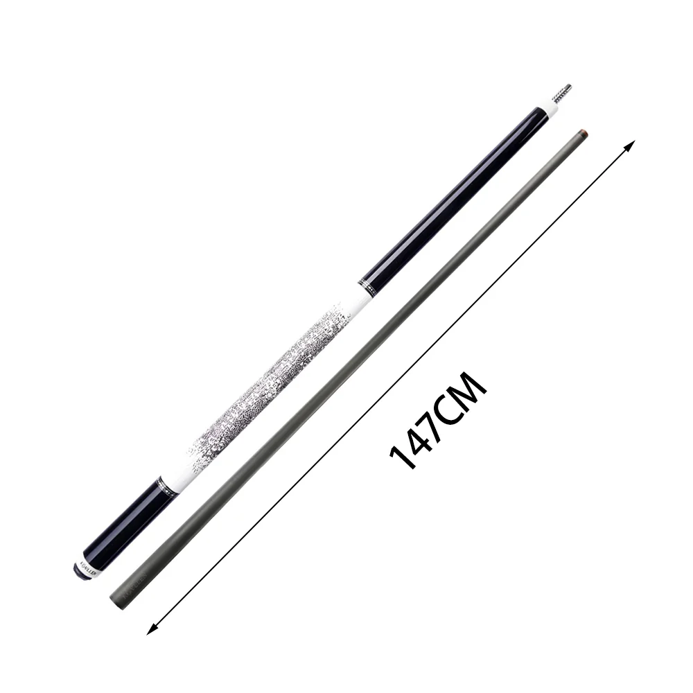 KONLLEN Premier Professional AK75-12WF 18.5-20OZ 2-Piece Pool Cue Maple Wood 147CM Billiard Cue - White&Blue&Black - Image 6