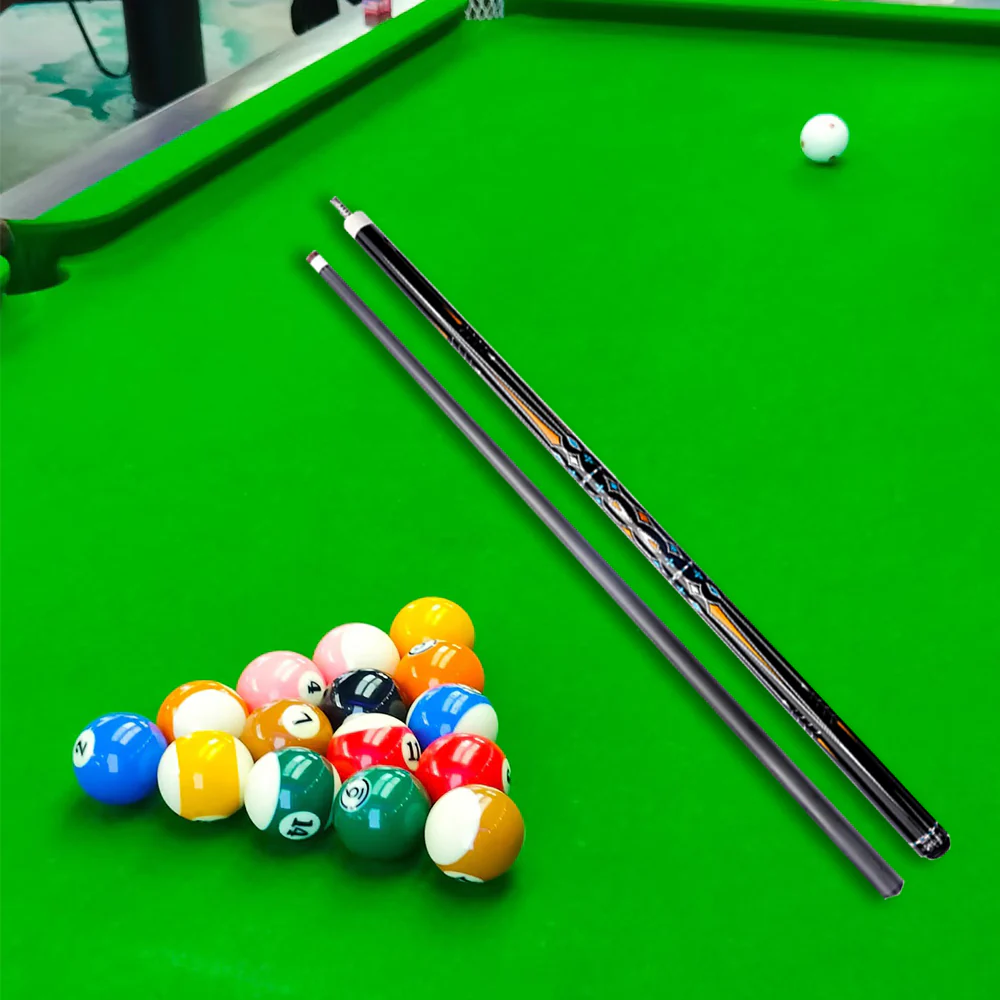 KONLLEN Premier Professional Car-15 Darkyellow 18.5-20OZ 2-Piece Carom Cue Maple Wood 147CM Billiard Cue - Dark Yellow - Image 3