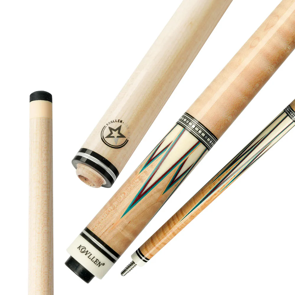 KONLLEN Premier Professional CXD-P1 2-Piece Carom Cue Maple Wood 18.5-20OZ Billiard Cue 142CM - Wood - Image 2