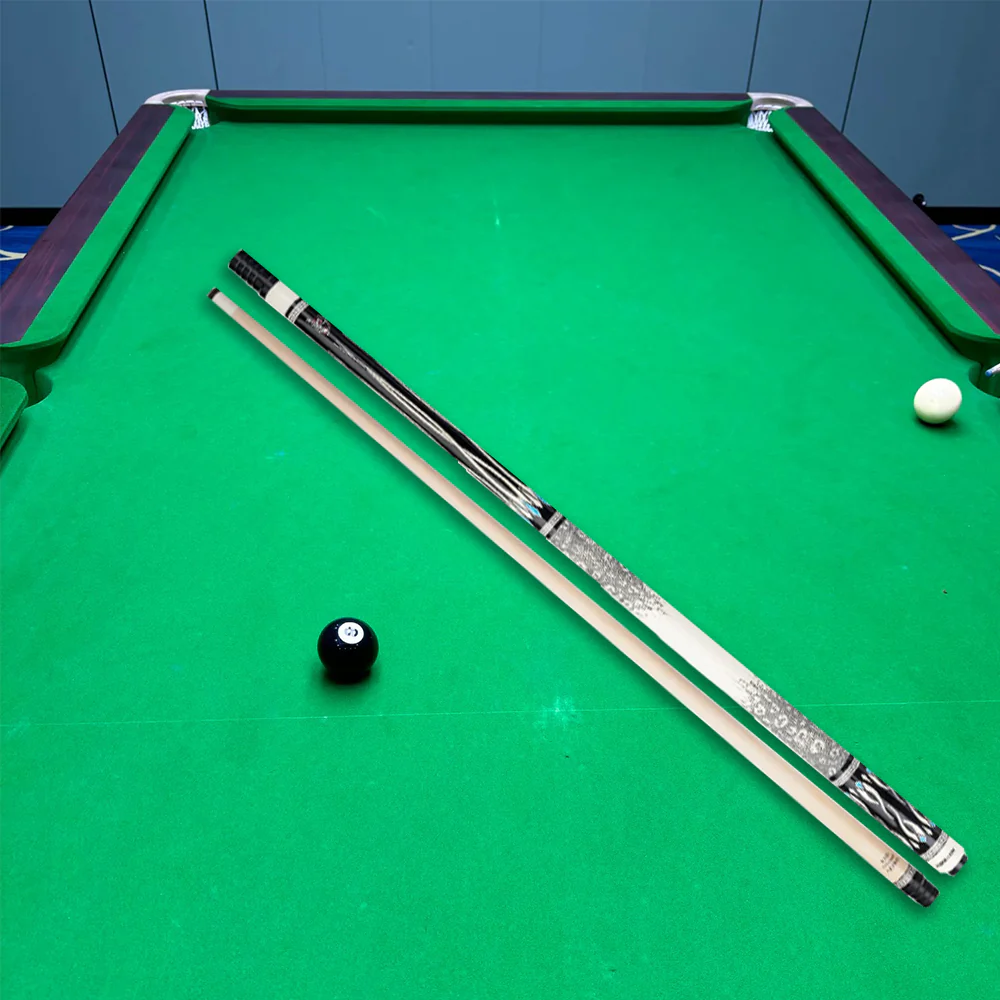 KONLLEN  Premier Professional Dragon-1 18.5-20OZ 2-Piece Pool Cue Maple Wood 147CM Billiard Cue - White&Black - Image 3