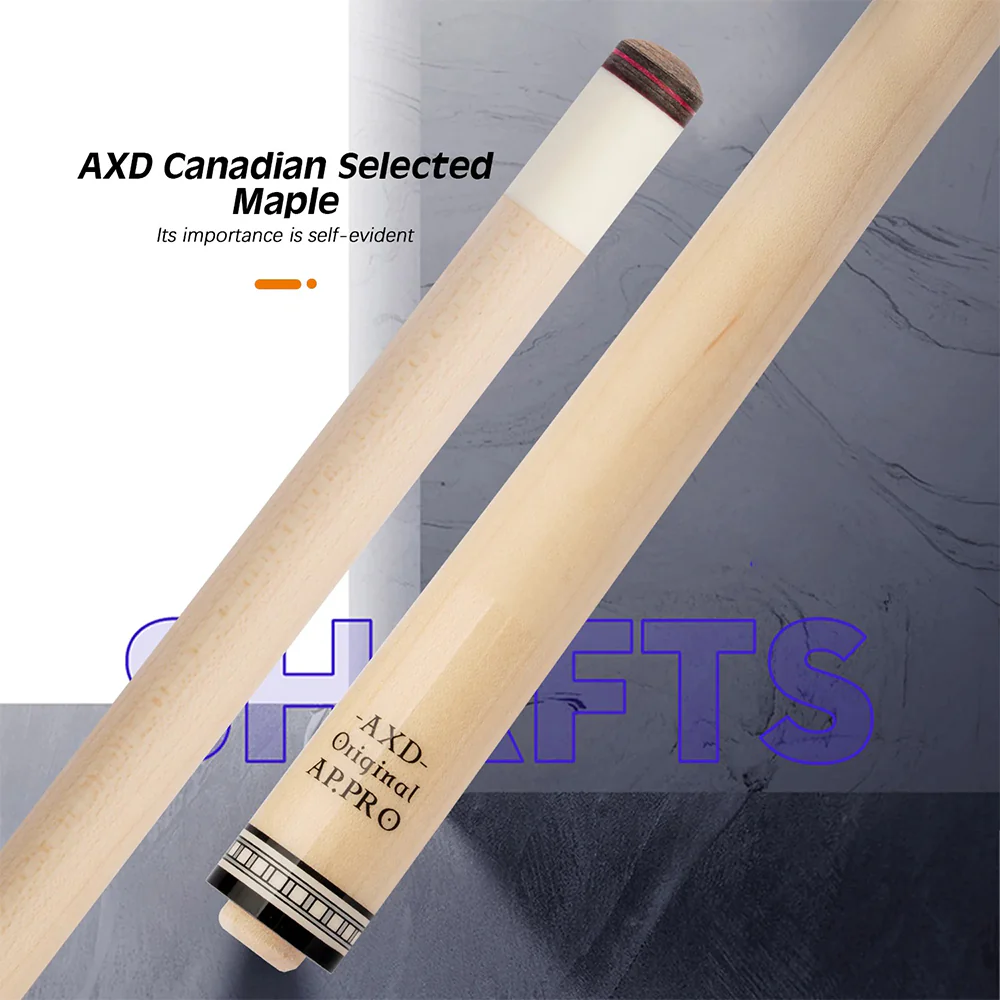 KONLLEN  Premier Professional Dragon-1 18.5-20OZ 2-Piece Pool Cue Maple Wood 147CM Billiard Cue - White&Black - Image 5
