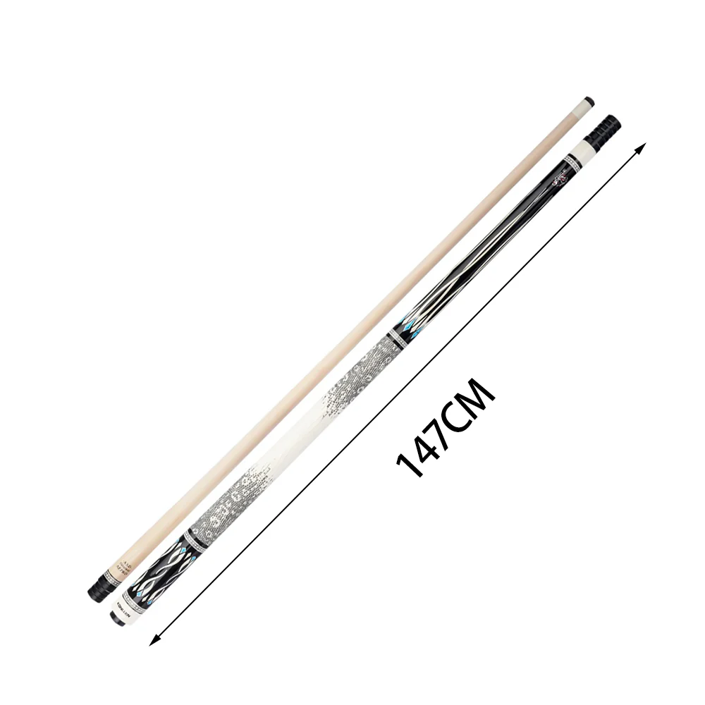 KONLLEN  Premier Professional Dragon-1 18.5-20OZ 2-Piece Pool Cue Maple Wood 147CM Billiard Cue - White&Black - Image 6