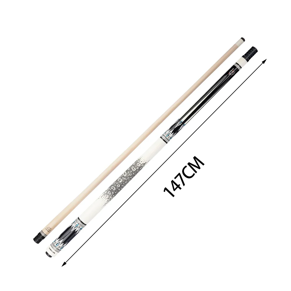 KONLLEN  Premier Professional Dragon-2 18.5-20OZ 2-Piece Pool Cue Maple Wood 147CM Billiard Cue - White&Black - Image 6