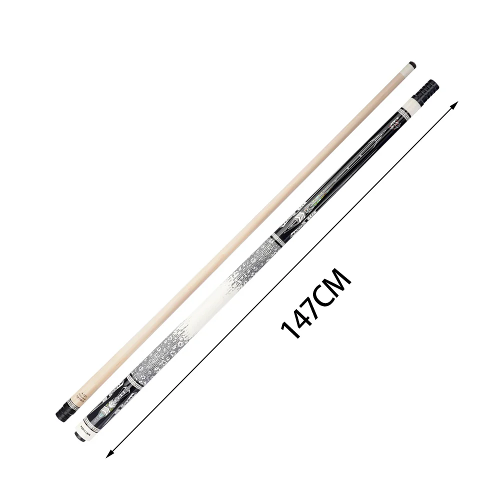 KONLLEN  Premier Professional Dragon-3 18.5-20OZ 2-Piece Pool Cue Maple Wood 147CM Billiard Cue - White&Black - Image 6