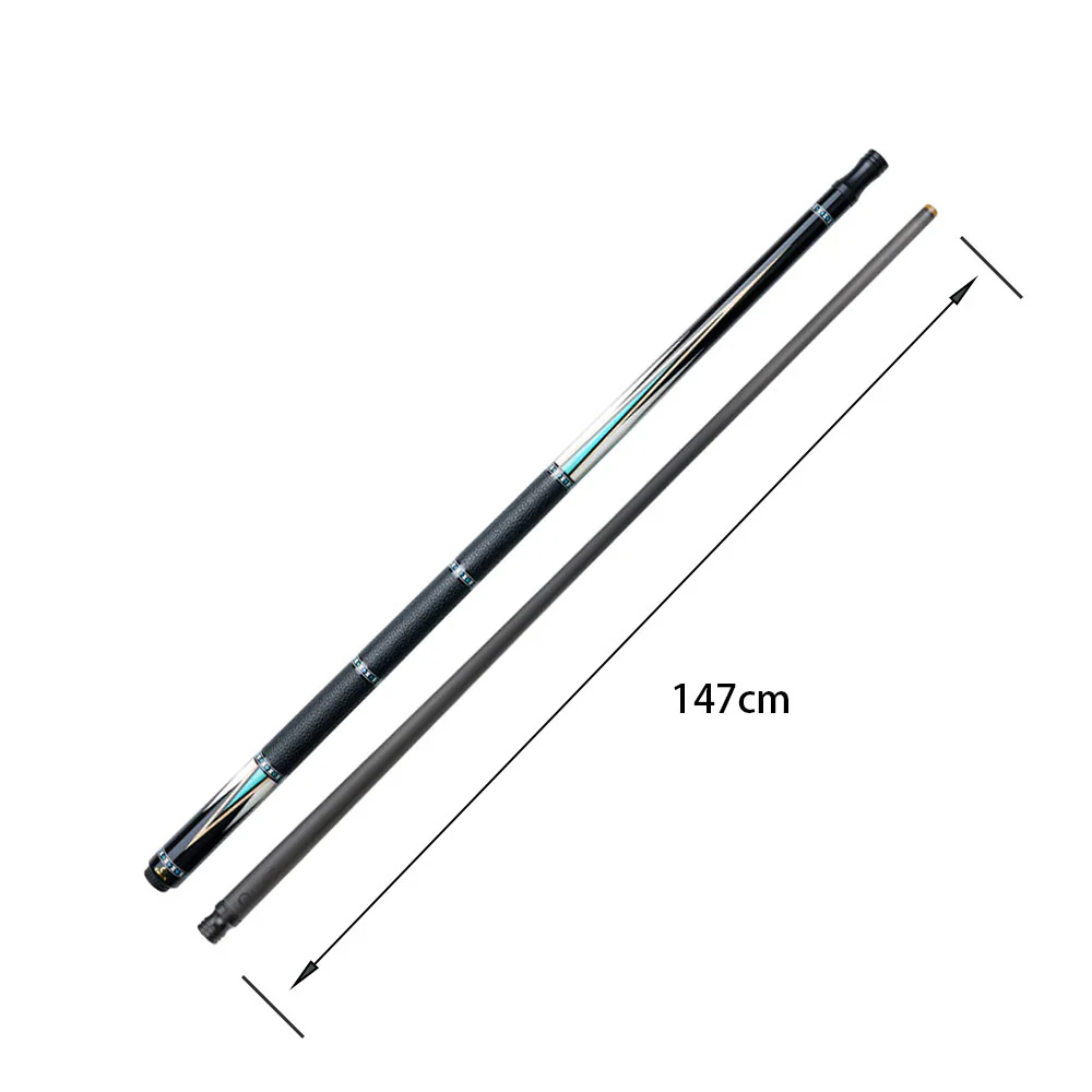 KONLLEN  Premier Professional HQ-05A2F 2-Piece Pool Cue Maple Wood 18.5-20OZ Billiard Cue 147CM - Blue&Black - Image 7