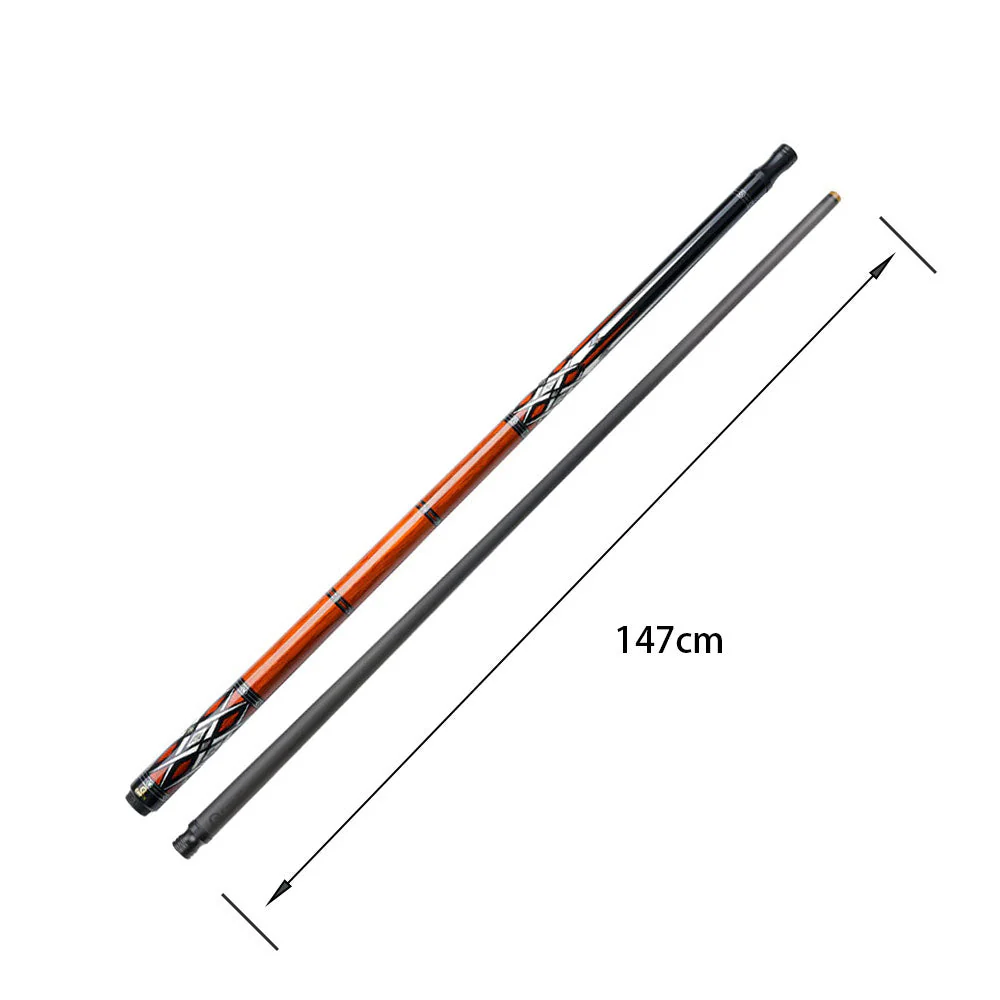 KONLLEN  Premier Professional HQ-07AF 2-Piece Pool Cue Ebony Wood 18.5-20OZ Billiard Cue 147CM - Brown&Black - Image 6