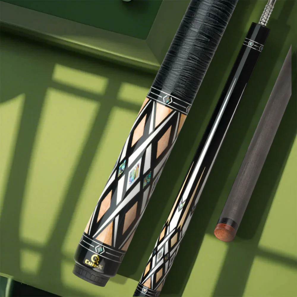 KONLLEN  Premier Professional HQ-07CF 2-Piece Pool Cue Maple Wood 18.5-20OZ Billiard Cue 147CM - Wood&Black - Image 7