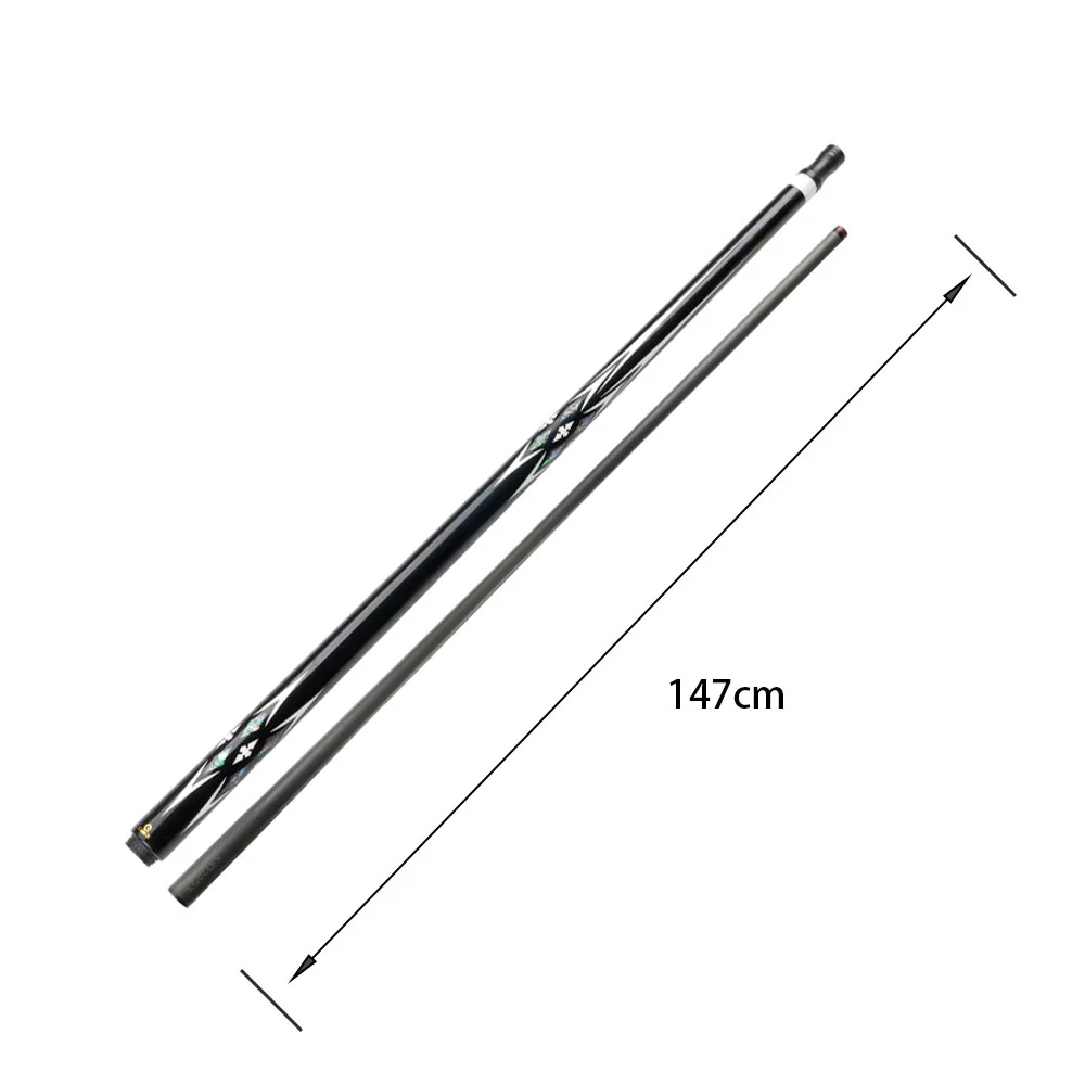 KONLLEN  Premier Professional HQ-07DF 2-Piece Pool Cue Maple Wood 18.5-20OZ Billiard Cue 147CM - Blue&Black - Image 9