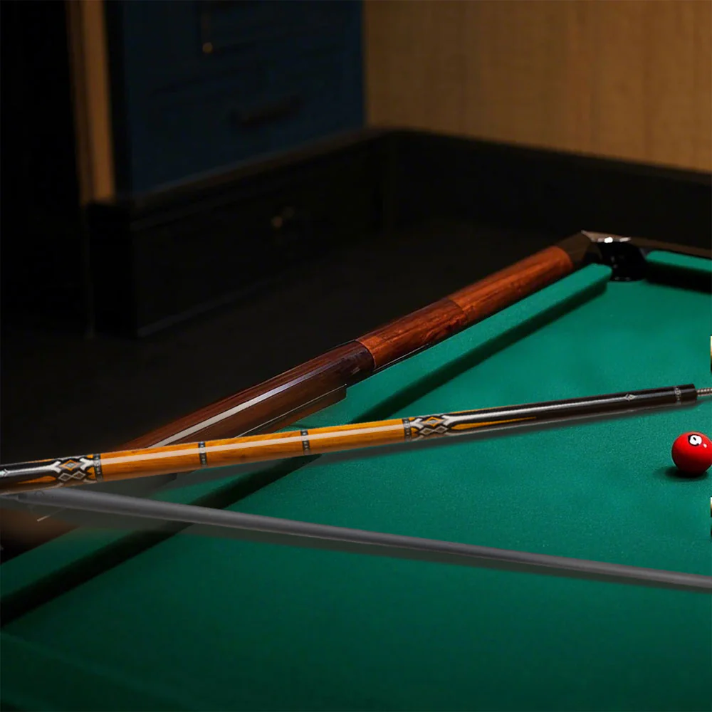 KONLLEN  Premier Professional HQ-08F 2-Piece Pool Cue Ebony Wood 18.5-20OZ Billiard Cue 147CM - Brown&Black - Image 6