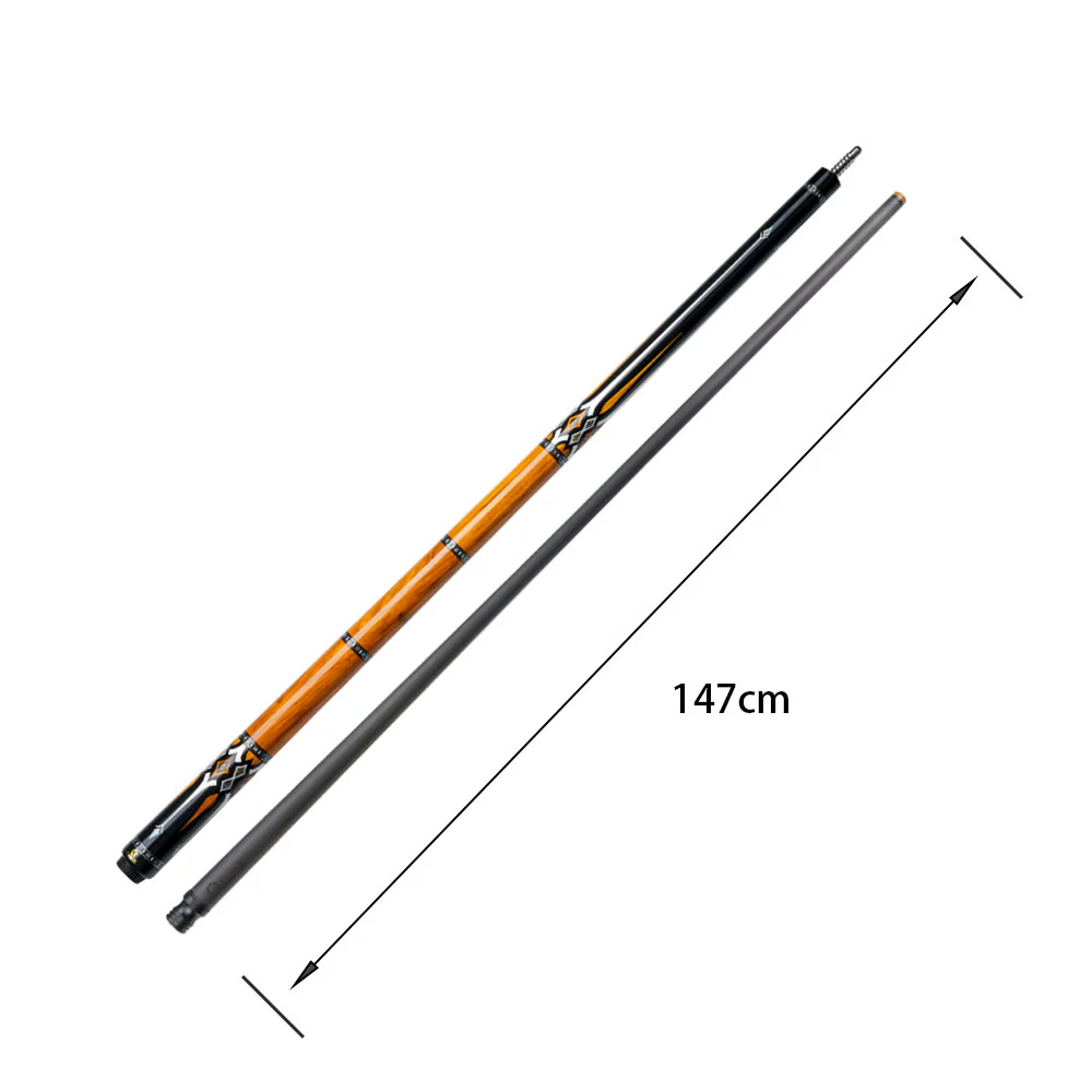 KONLLEN  Premier Professional HQ-08F 2-Piece Pool Cue Ebony Wood 18.5-20OZ Billiard Cue 147CM - Brown&Black - Image 8