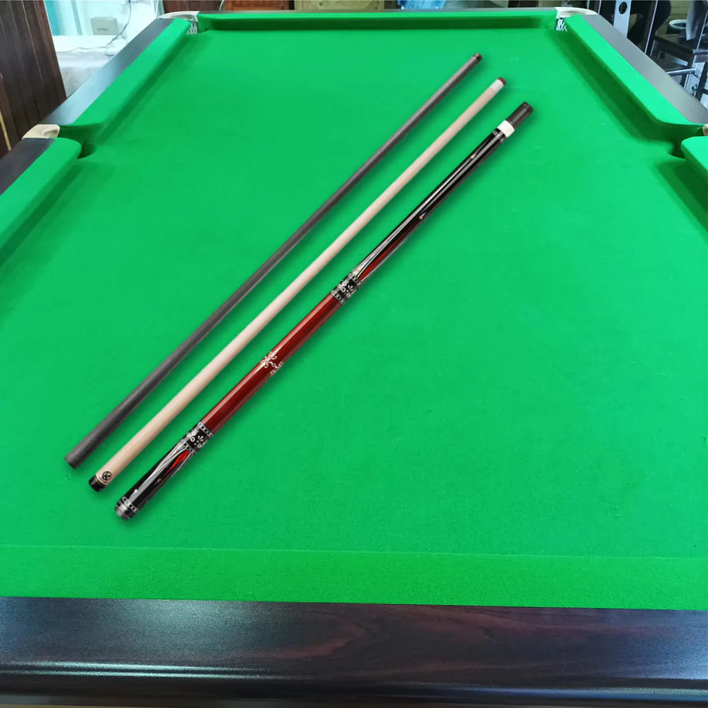 KONLLEN  Premier Professional KL-01FR 18.5-20OZ 2-Piece Pool Cue Ebony Wood 147CM Billiard Cue - Red&Black - Image 2