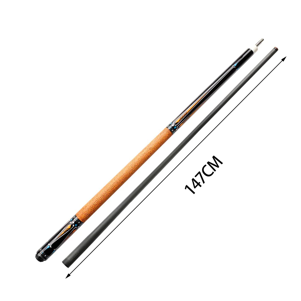 KONLLEN  Premier Professional KL-09 18.5-20OZ 2-Piece Pool Cue Maple Wood 147CM Billiard Cue - Brown&Black - Image 6