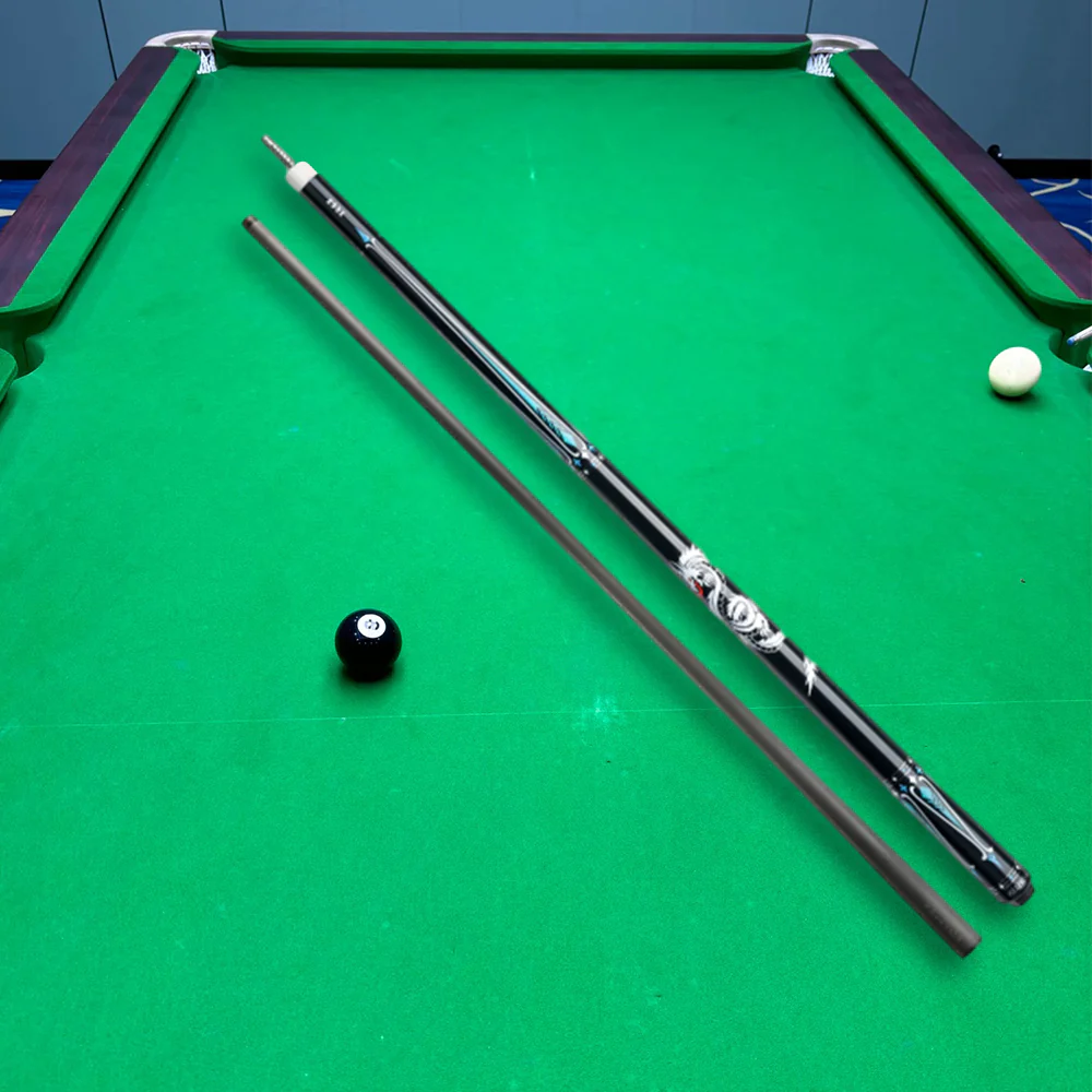 KONLLEN  Premier Professional KL-10BF 18.5-20OZ 2-Piece Pool Cue Maple Wood 147CM Billiard Cue - Light Blue&Black - Image 2