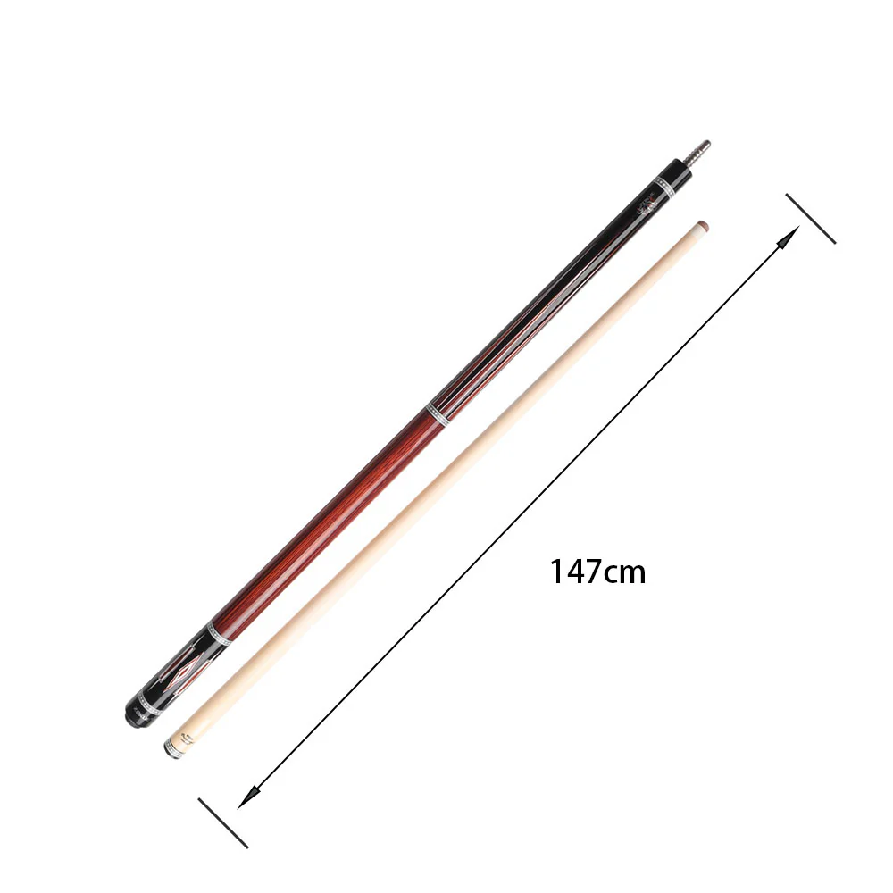 KONLLEN  Premier Professional Zokue-2 2-Piece Carom Cue Maple Wood 18.5-20OZ Billiard Cue 147CM - Red&Black - Image 9