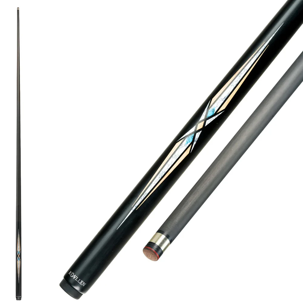 KONLLEN Premier Professional LH-1 One Piece Snooker Cue Maple Wood 18.5-20OZ Billiard Cue 145cm - Yellow&Black - Image 2