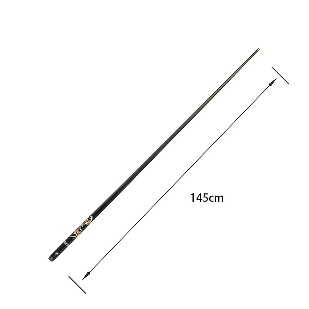 KONLLEN  Premier Professional ZQ One Piece Snooker Cue Maple Wood 18.5-20OZ Billiard Cue 145cm - Yellow&Black - Image 5