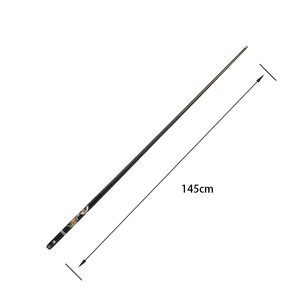 KONLLEN  Premier Professional ZQ One Piece Snooker Cue Maple Wood 18.5-20OZ Billiard Cue 145cm - Yellow&Black - Image 8