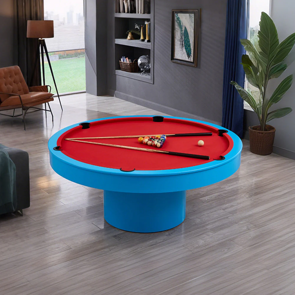 CUETIQ L042 120cm Diameter 2-IN-1  Round Billiard Table/ Office Desk - Image 3