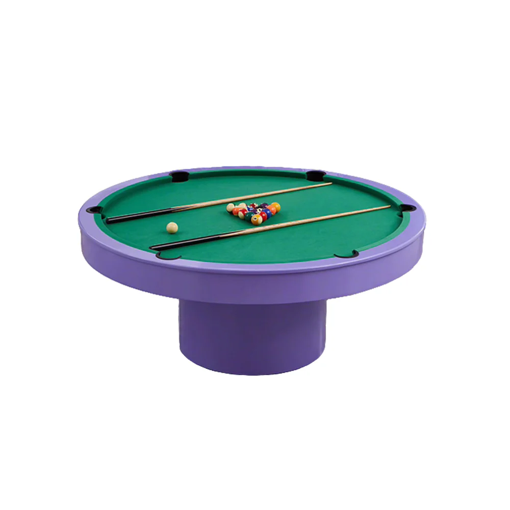 CUETIQ L042 Marble 160cm Diameter 2-IN-1 Round Billiard Table/ Office Desk - Image 33