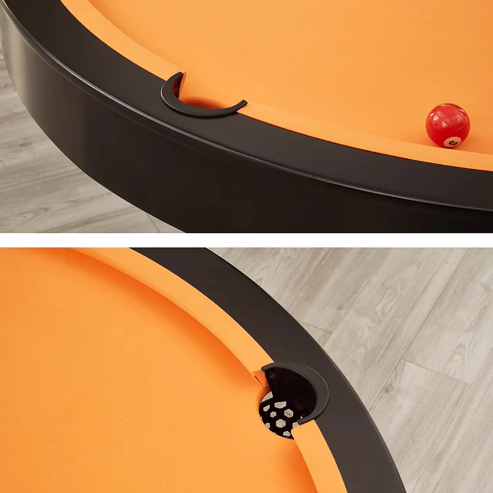 CUETIQ L042 Marble 160cm Diameter 2-IN-1 Round Billiard Table/ Office Desk - Image 29