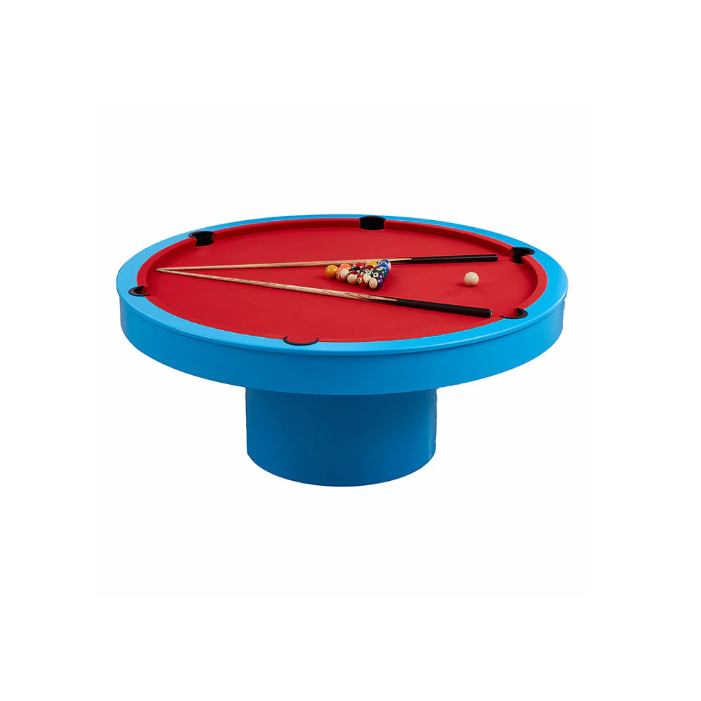 CUETIQ L042 Marble 160cm Diameter 2-IN-1 Round Billiard Table/ Office Desk - Image 20