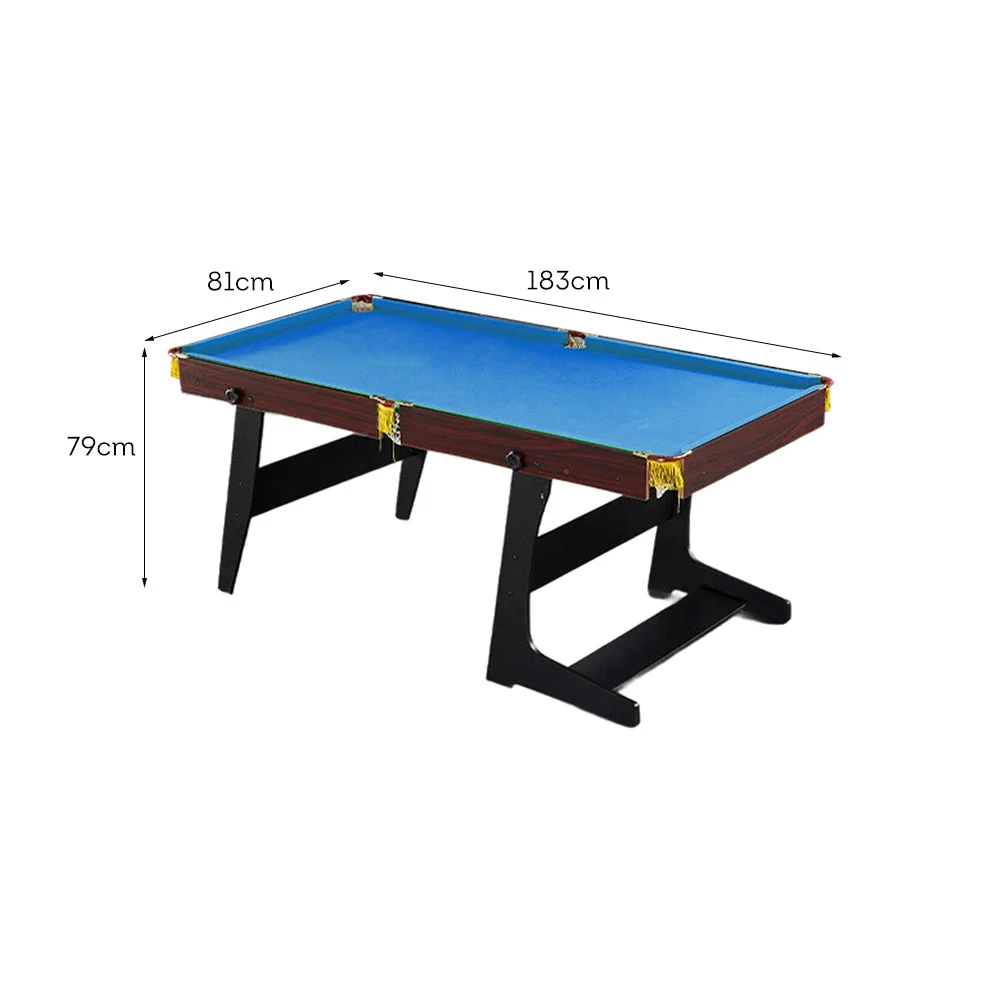 CUETIQ GTF003 5FT/6FT 3-IN-1 Billiard Table/ Ping-pong Table/ Office Desk Foldable Design - Image 12